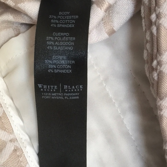 WHBM Patterned Shorts Size 4 - Picture 6 of 6